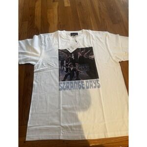 The Doors Strange Days White Tshirt Medicom XXL NWT‎ Cover Art Unisex Fit Japan